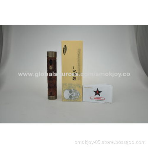 Smokjoy Newest Products Wooden E-Cig N-fire Max Wood Mechanical Mod, 140mm Length